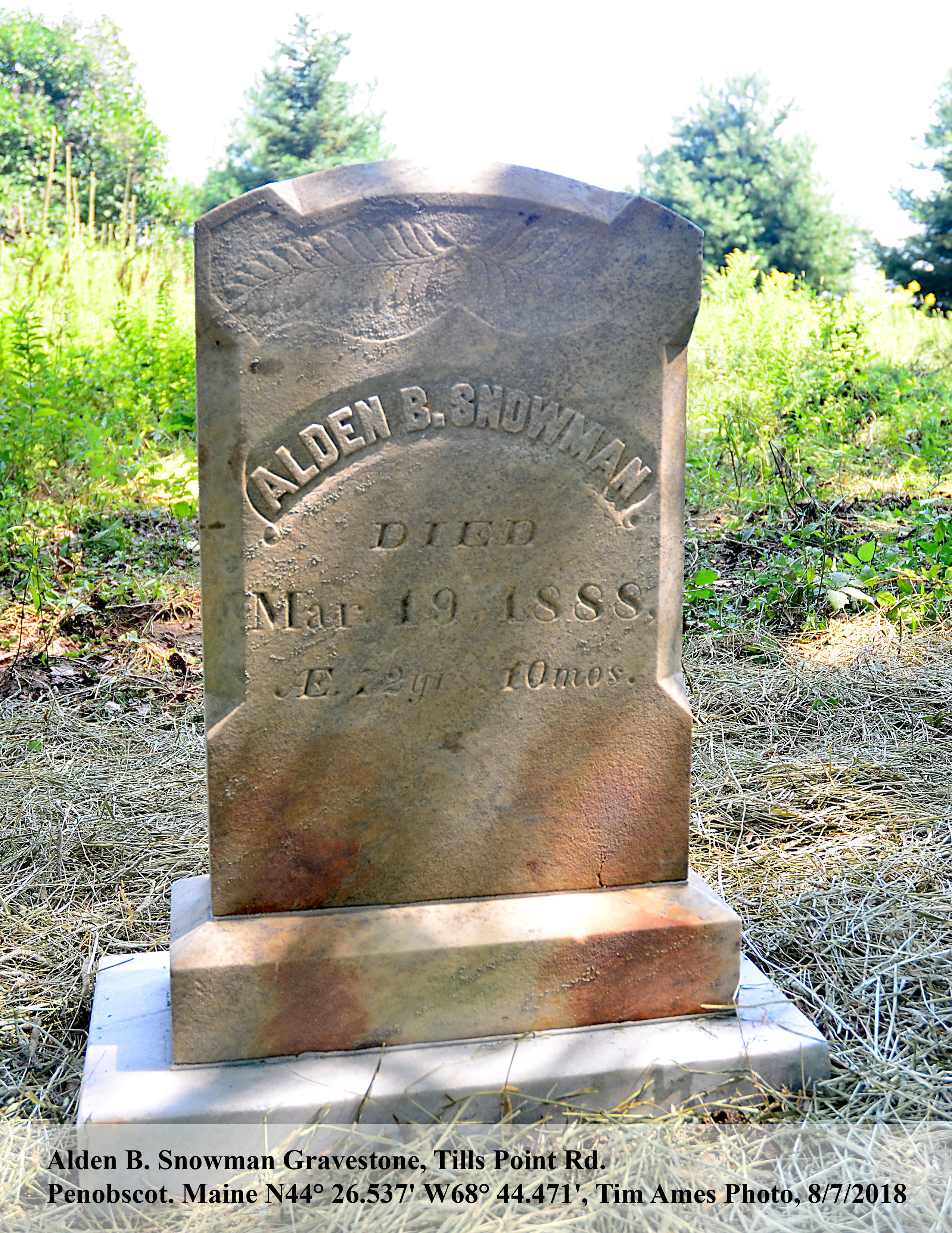 Alden B. Snowman Grave